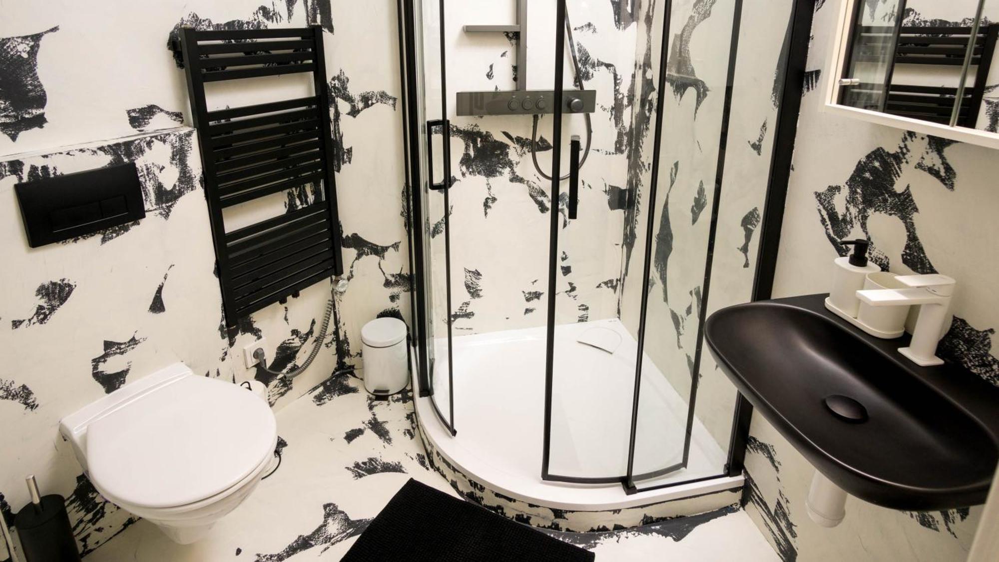Black & White Apartment Prague By Wenceslas Square And Muzeum Praga Exterior foto