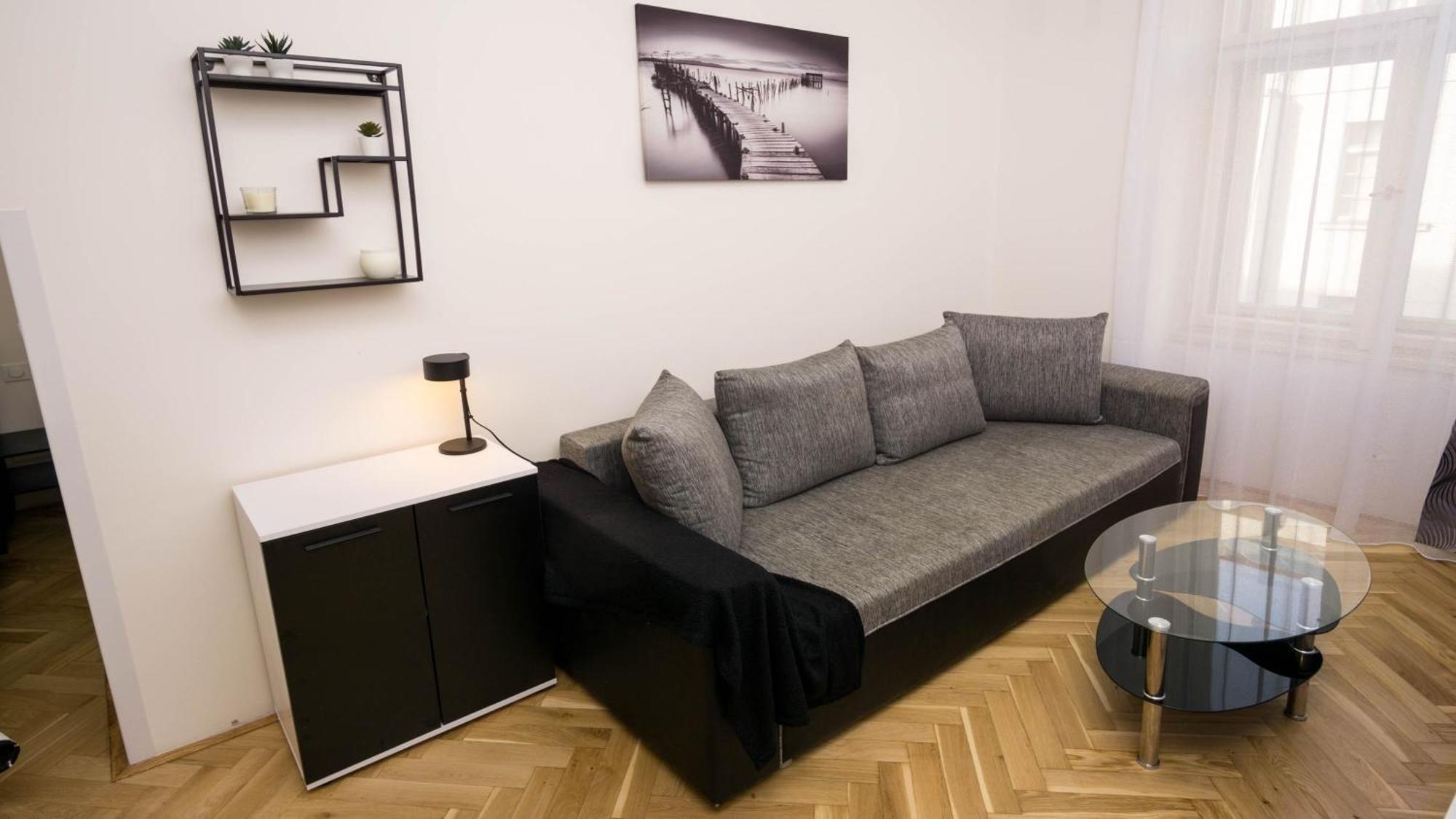 Black & White Apartment Prague By Wenceslas Square And Muzeum Praga Quarto foto