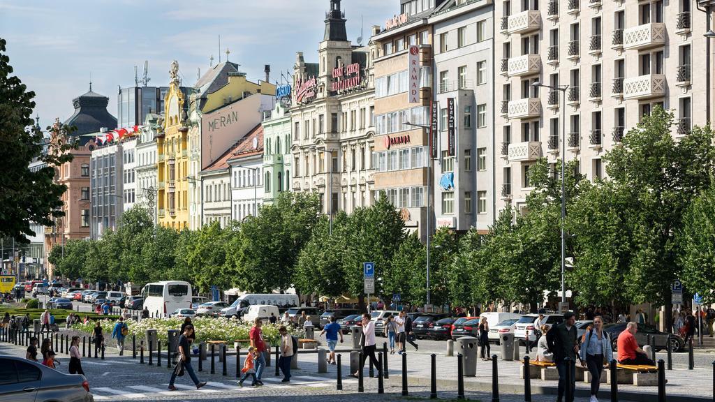 Black & White Apartment Prague By Wenceslas Square And Muzeum Praga Exterior foto